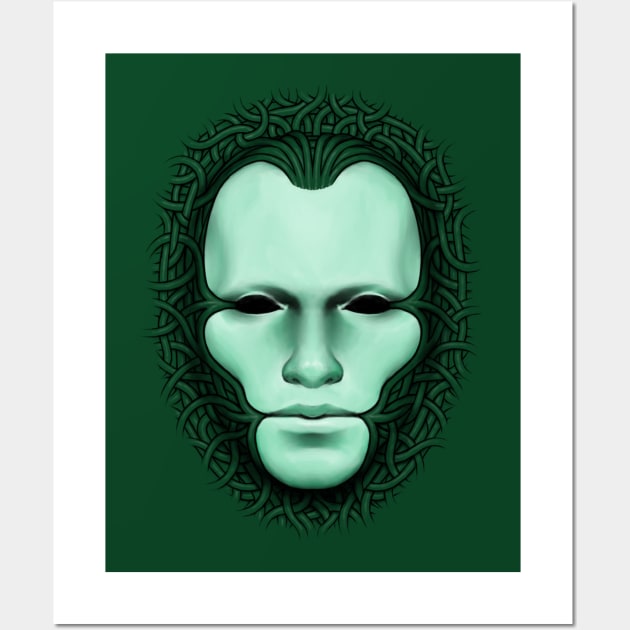 Green Man Wall Art by HMAC